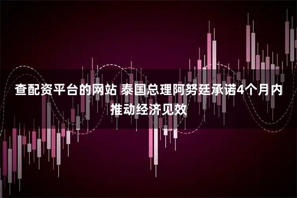 查配资平台的网站 泰国总理阿努廷承诺4个月内推动经济见效